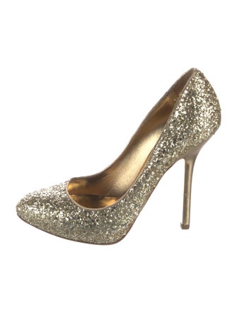 Miu Miu Glitter Glitter Accents Pumps