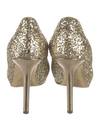 Miu Miu Glitter Glitter Accents Pumps