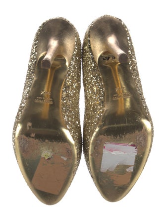 Miu Miu Glitter Glitter Accents Pumps