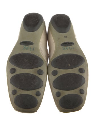 Miu Miu Canvas Leather Trim Embellishment Sneakers