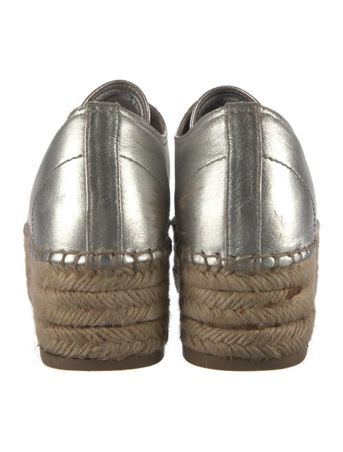 Miu Miu Leather Espadrille Sneakers