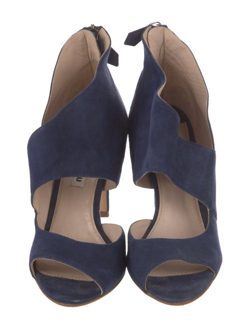 Miu Miu Suede D'Orsay Pumps
