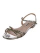 Miu Miu Leather Sandals