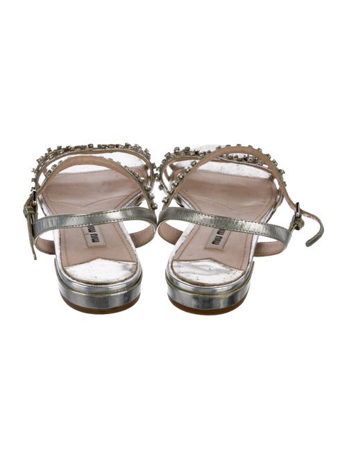 Miu Miu Leather Sandals