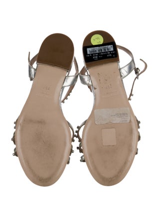 Miu Miu Leather Sandals