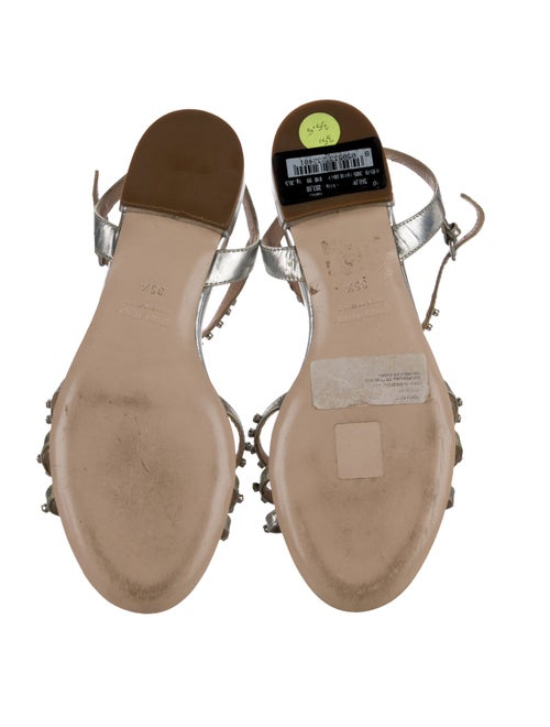 Miu Miu Leather Sandals