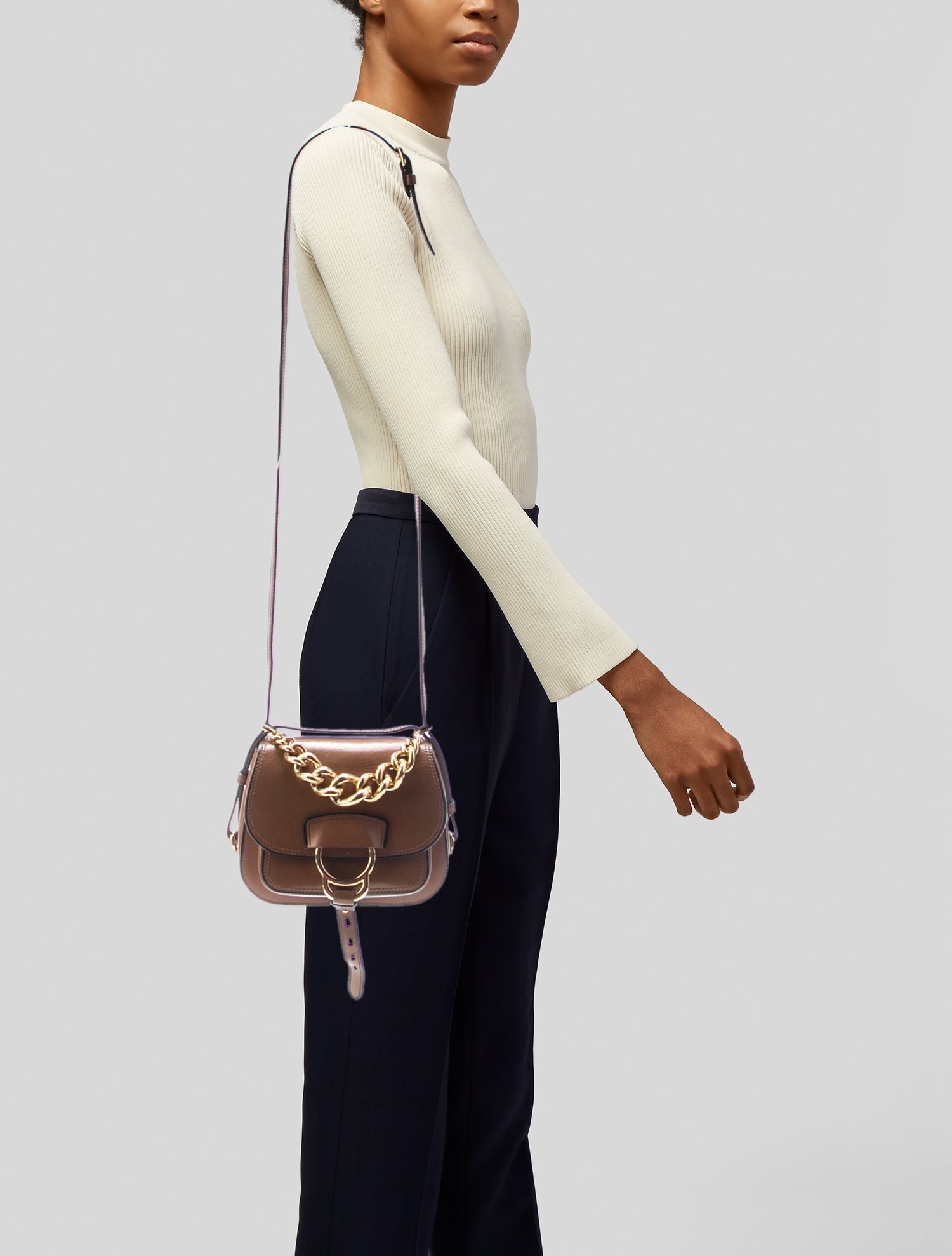 Miu Miu Leather Small Dahlia Bag Small