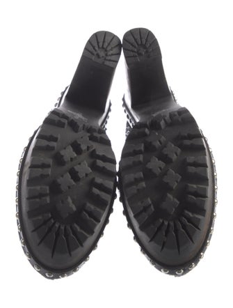 Miu Miu Glitter Glitter Accents Mules