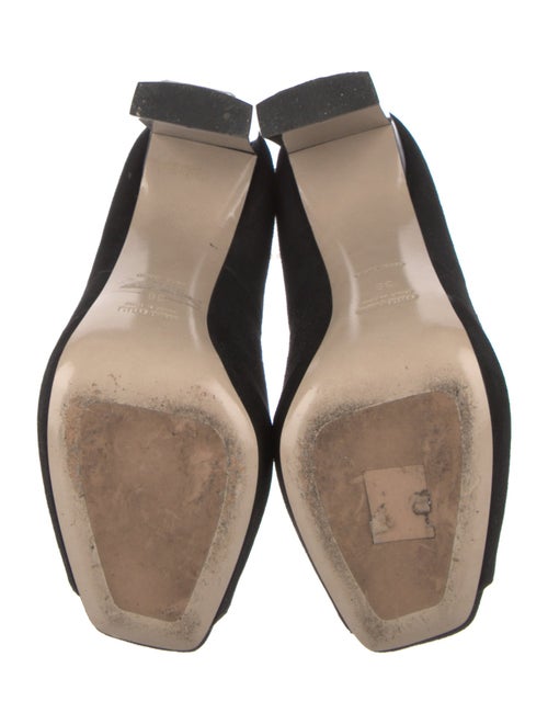 Miu Miu Suede Crystal Embellishments Pumps