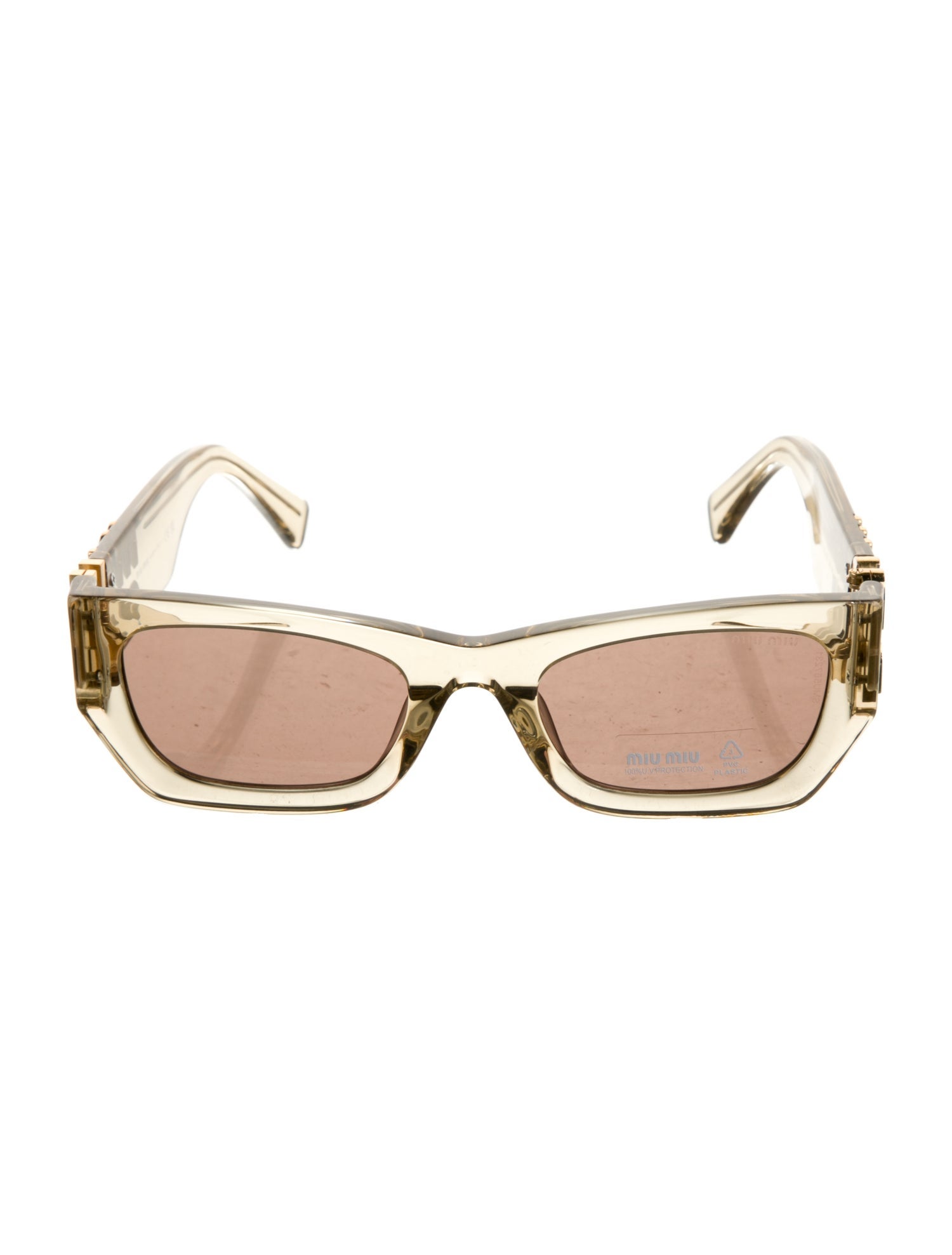 Miu Miu Square Tinted Sunglasses w/ Tags