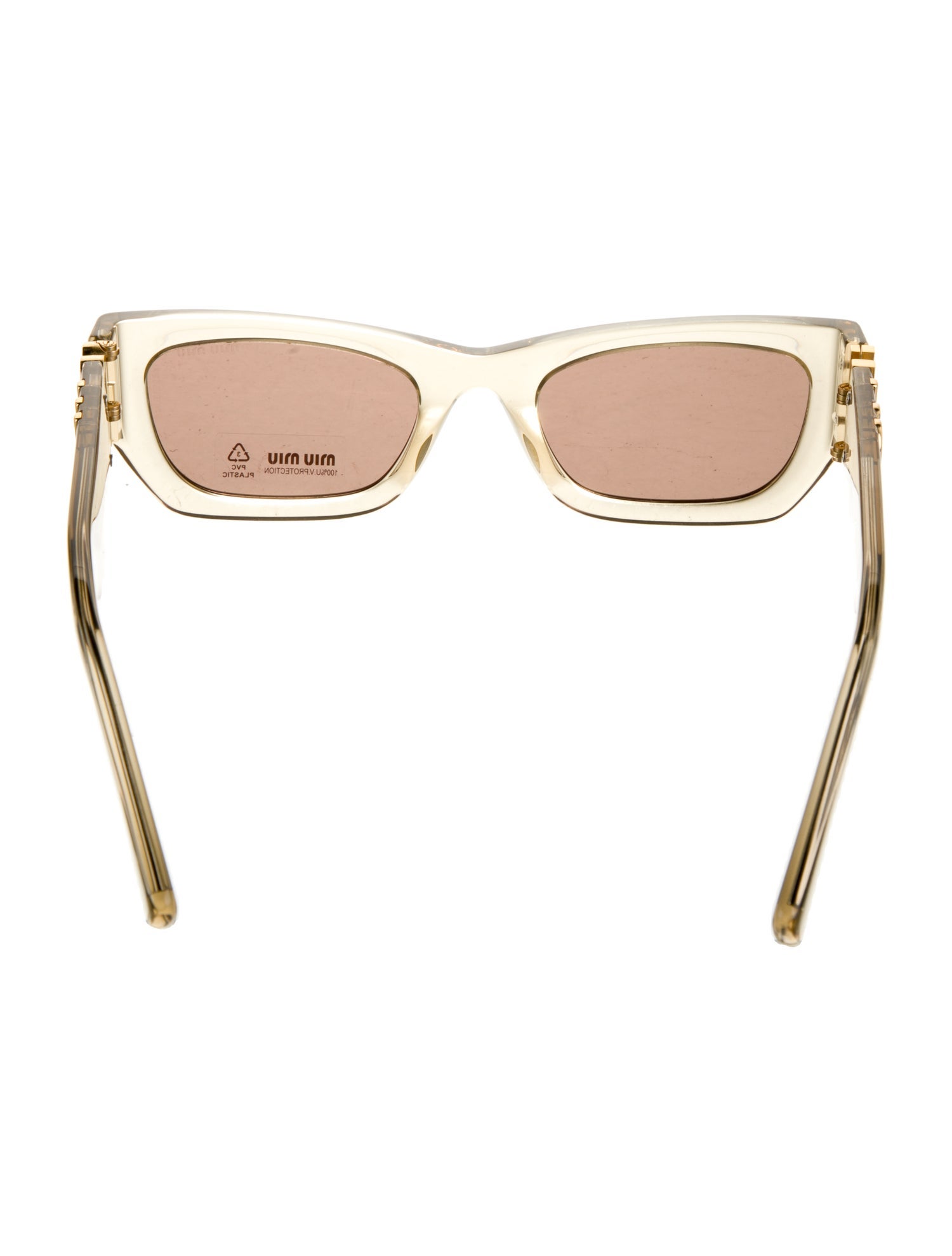 Miu Miu Square Tinted Sunglasses w/ Tags