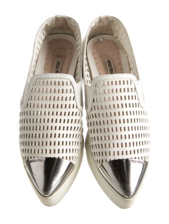 Miu Miu Leather Sneakers