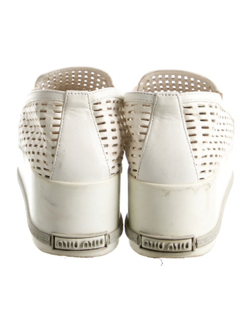 Miu Miu Leather Sneakers