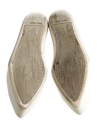 Miu Miu Leather Sneakers