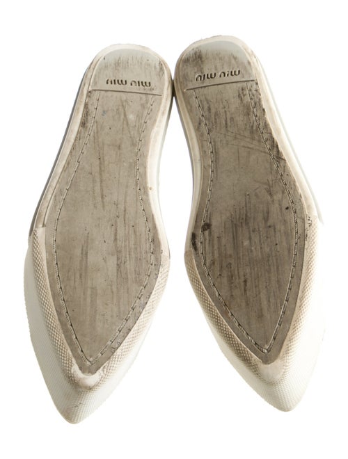 Miu Miu Leather Sneakers