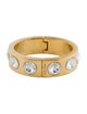 Miu Miu Crystal Hinged Bangle Bracelet