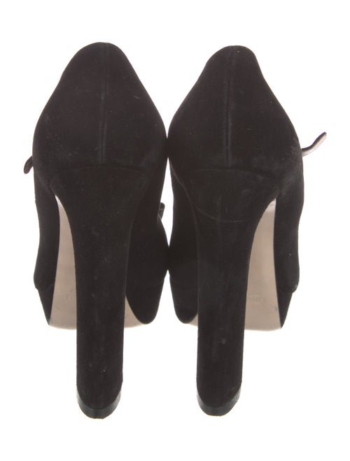 Miu Miu Suede Bow Accents Pumps