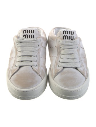 Miu Miu Leather Sneakers