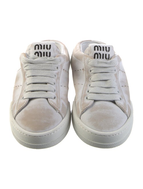 Miu Miu Leather Sneakers