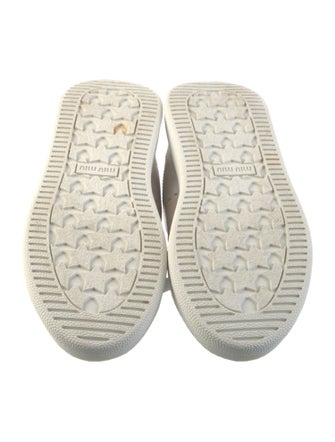 Miu Miu Leather Sneakers