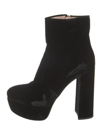Miu Miu Velvet Boots