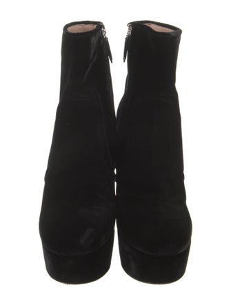 Miu Miu Velvet Boots