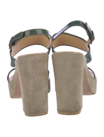 Miu Miu Suede Slingback Sandals