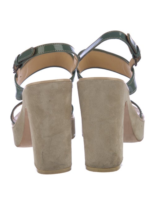 Miu Miu Suede Slingback Sandals