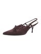 Miu Miu Suede Slingback Pumps