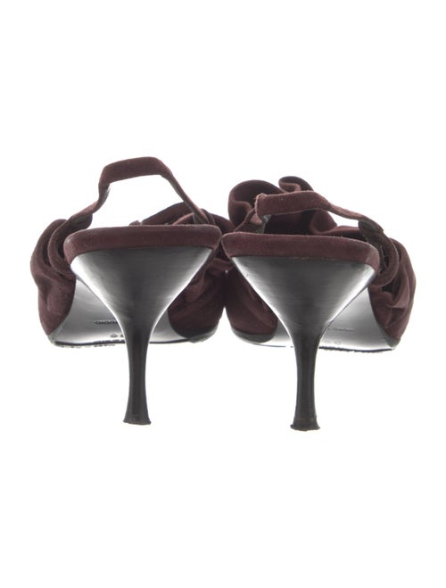 Miu Miu Suede Slingback Pumps