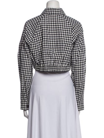 Miu Miu 2023 Plaid Print Bolero