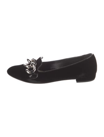 Miu Miu Velvet Loafers