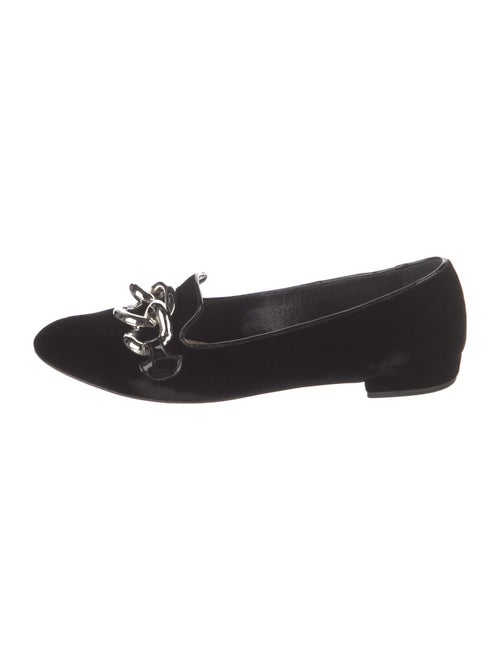 Miu Miu Velvet Loafers