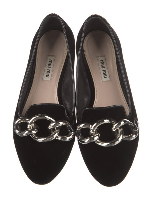 Miu Miu Velvet Loafers