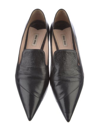 Miu Miu Leather Loafers