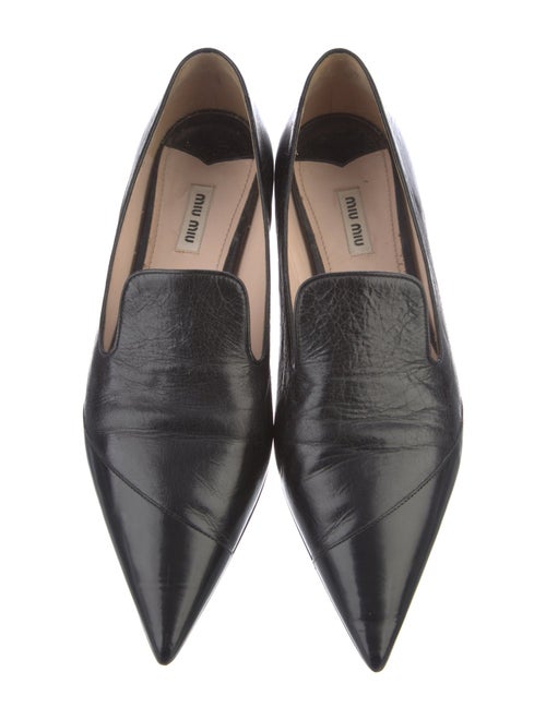 Miu Miu Leather Loafers