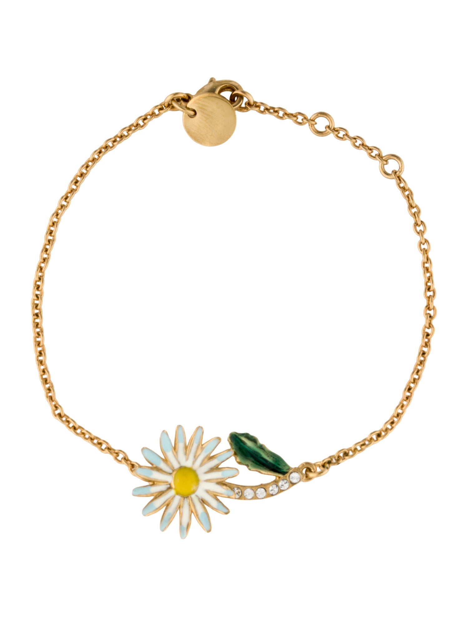 Miu Miu Daisy Charm Bracelet