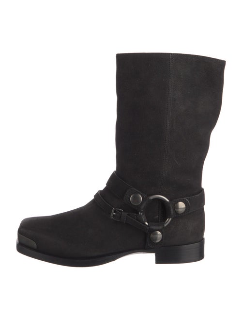 Miu Miu Suede Moto Boots