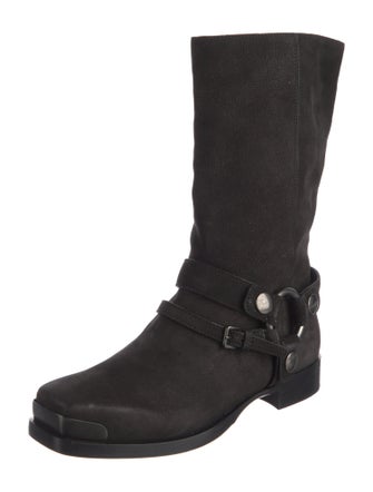 Miu Miu Suede Moto Boots