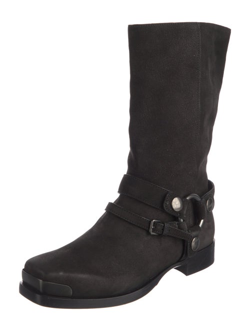Miu Miu Suede Moto Boots