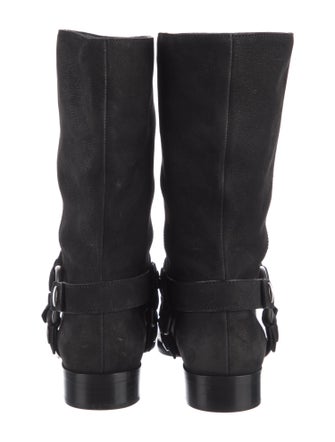 Miu Miu Suede Moto Boots