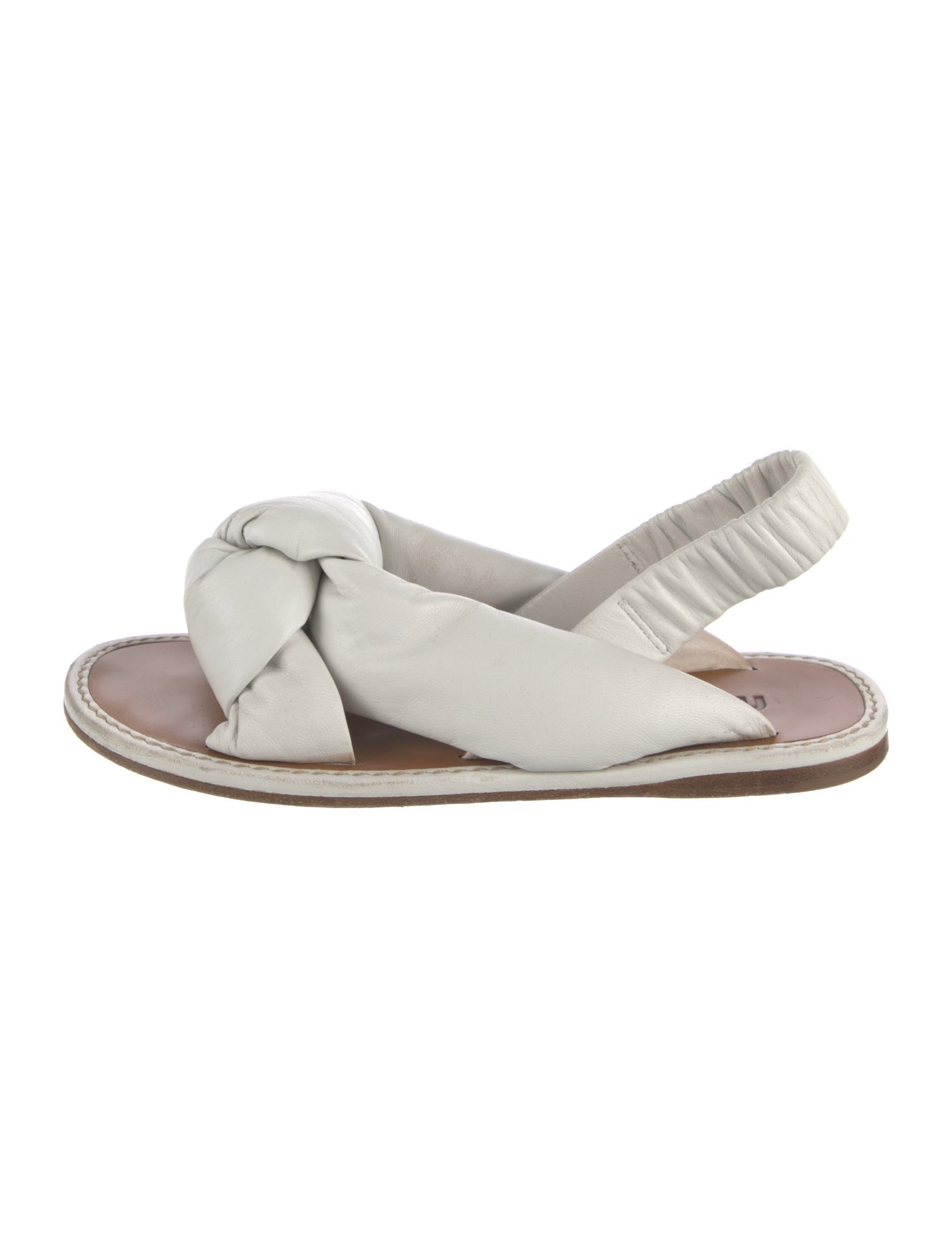 Miu Miu Leather Slides