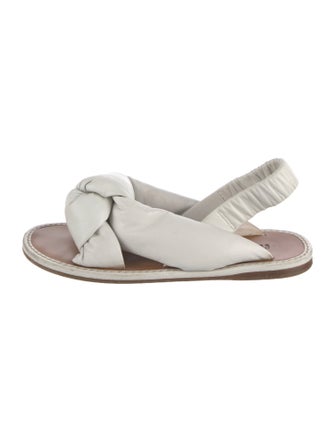 Miu Miu Leather Slides