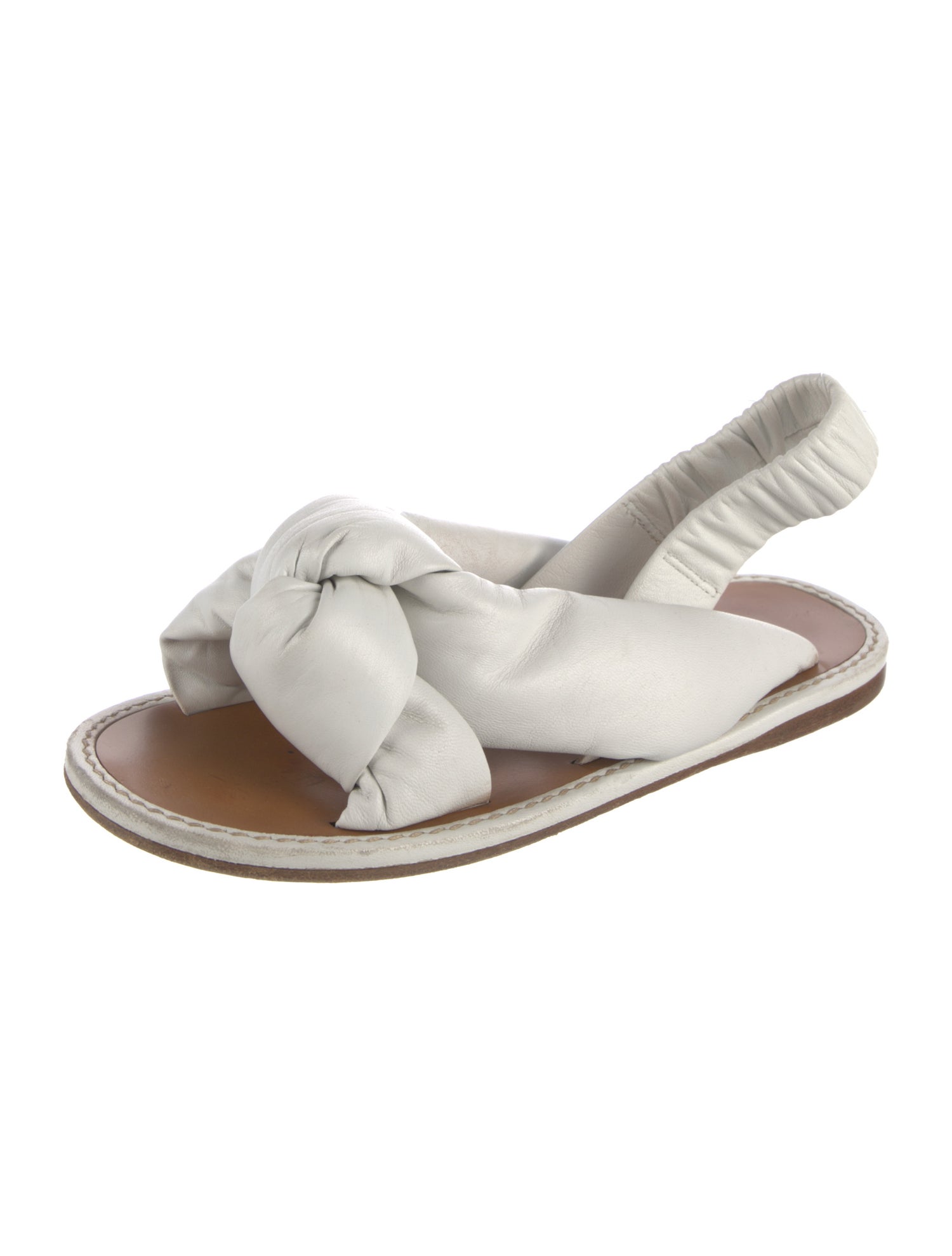 Miu Miu Leather Slides