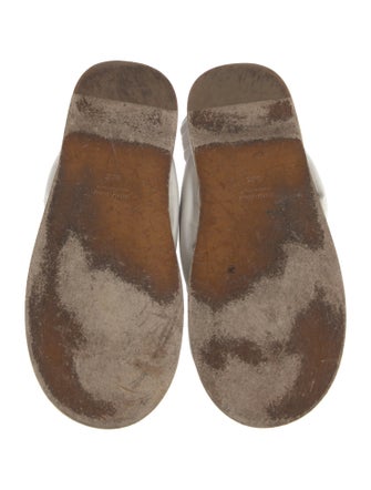 Miu Miu Leather Slides