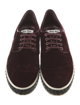 Miu Miu Velvet Sneakers