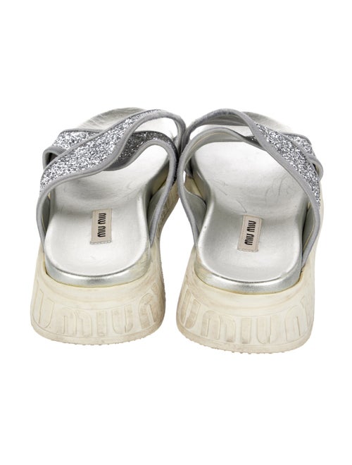 Miu Miu Glitter Slides
