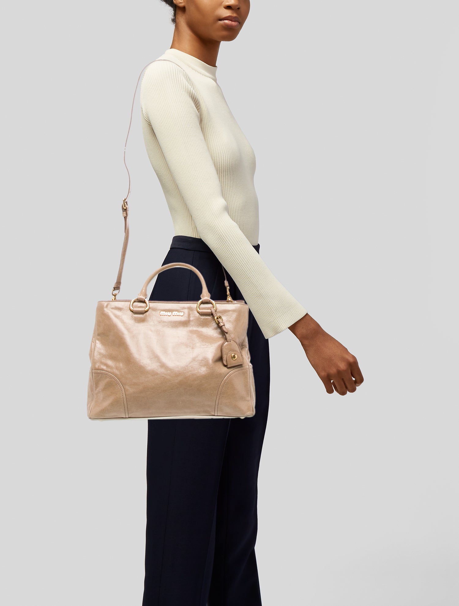 Miu Miu Leather Vitello Shine