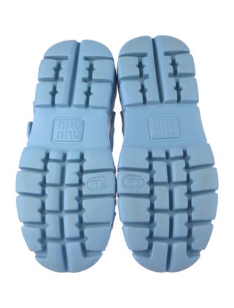 Miu Miu Rubber Gladiator Sandals