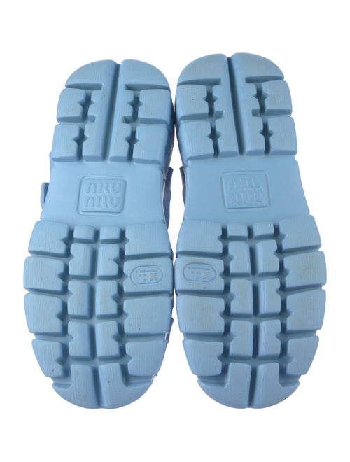 Miu Miu Rubber Gladiator Sandals